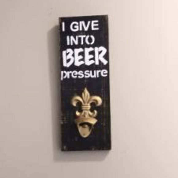 Beer Bottle Opener Wall Plaque - Picture 1 of 4